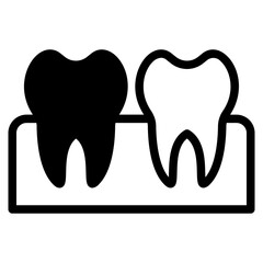 Tooth icon symbol