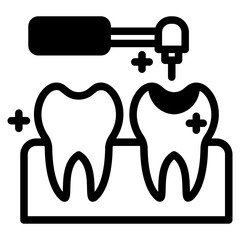 Tooth icon symbol