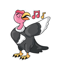 animal andean condor singing