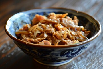 Fototapeta premium Pork and dried tofu shredded