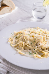 fettuccini pasta