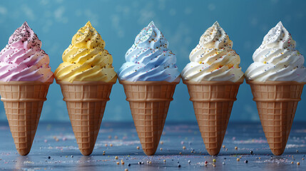 ice cream cones