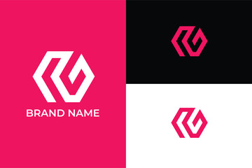 initial letter G 3d abstract logo, letter G building icon real estate business logomark, letter G hexagon logo