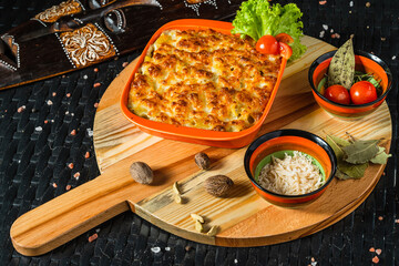 Egyptian pasta with bechamel