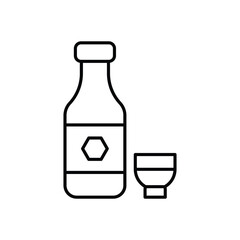 Sake Vector Icon