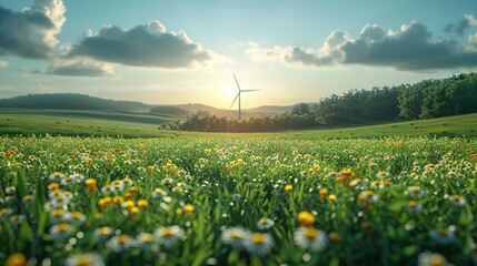 Renewable Energy Solutions: Wind Turbine Electricity Generation