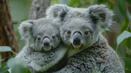 Obraz premium The Beauty of Koalas in the Wild 