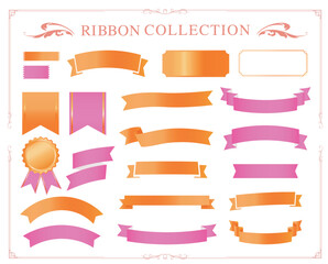 リボンのデザイン素材
