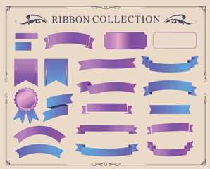 リボンのデザイン素材