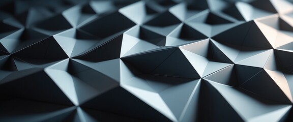 Geometric Polygonal Facets Triangles Shadows Depth Texture Modern Abstract Background Wallpaper
