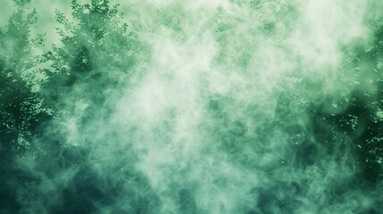 Abstract green smoky background with a misty, ethereal texture, perfect for designs, art, and digital effects. Captivating and mysterious feel.