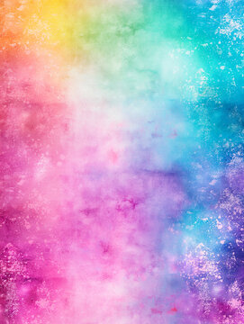 tid dye blend of rainbow colors
