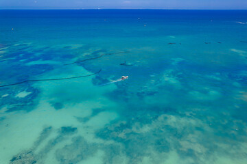 aerial view of Playa del Carmen, Mexico