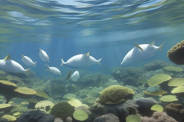 Fototapeta premium Wiggling Rays Generative AI 