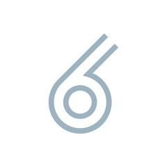 Monogram 6. Number 6. Number 6 design logo. Monogram letter mark 6 logo design. Monogram design vector logo. Monogram number 6 logo design. Simple number 6 monogram. Monogram 6 design logo.