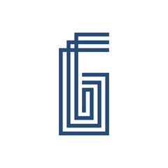 Monogram 6. Number 6. Number 6 design logo. Monogram letter mark 6 logo design. Monogram design vector logo. Monogram number 6 logo design. Simple number 6 monogram. Monogram 6 design logo.