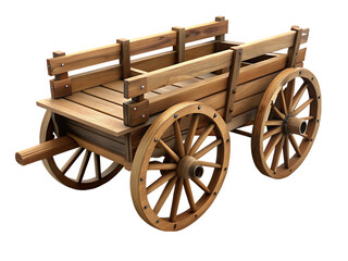 Fototapeta premium Old wooden cart
