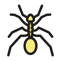 Ant Farm Vector Filled Icon Design