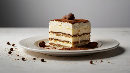 Tiramisu on Product Shooting (White Background)