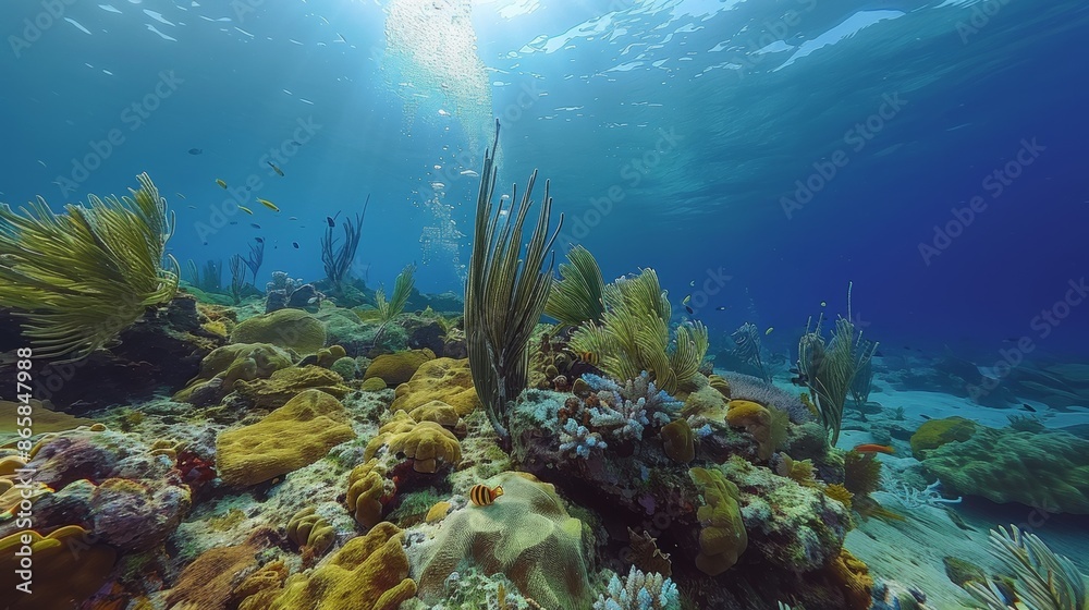 Poster Exploration of Marine Life on Coral Reefs