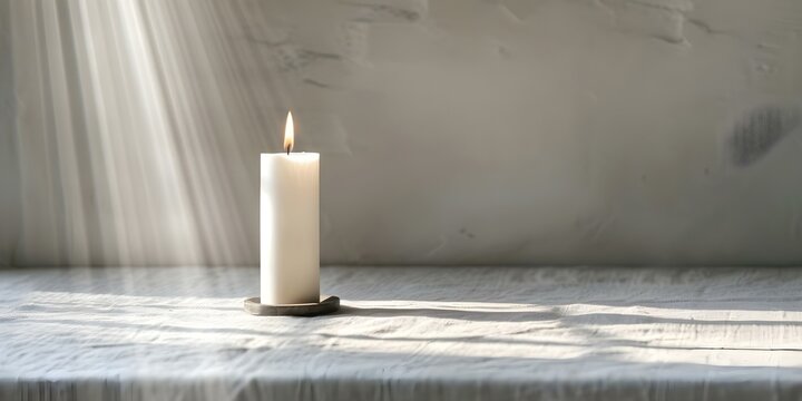 Online Christian service symbolizing penance and mourning during Advent and Lent. Concept Christian Worship, Advent Service, Lenten Observance, Penance Rituals