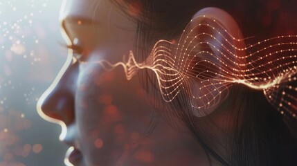 Impact of loud noise on hearing  sound wave transfer from speaker to ear and potential deafness risk