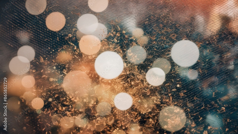 Aufkleber abstract technology full particle mesh background