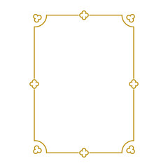 gold border frame.eps