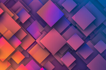 Fototapeta premium Texture Cubic Gradient Dhapes In Soft Shades For Wallpaper And Background Created Using Artificial Intelligence