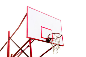 basketball hoop and net
