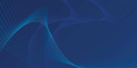Abstract blue background with flowing lines for futuristic concept. Dynamic waves. vector illustration. eps10