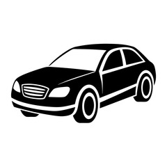 car isolated on white