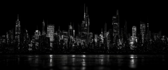 Obraz premium blackAnd white image of Black and abstract wood grain morphing i