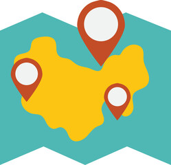 Holiday Trip Flat Sticker Design