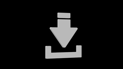 download white set icon 3d illustration rotation