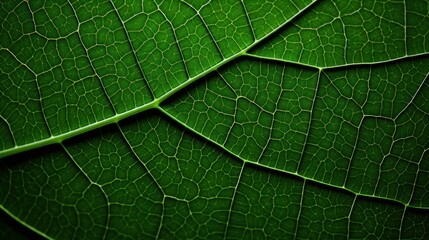 Obraz premium Macro shot of leaf surface, 
