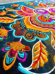 Colorful Ground Pattern