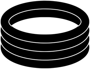 inflatable illustration pool silhouette beach logo float icon flamingo outline lifebuoy summer swim toy water sea rubber ring vacation shape buoy circle equipment for vector graphic background