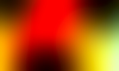 Abstract blurred background image of red, orange, yellow, green colors gradient used as an illustration. Designing posters or advertisements.