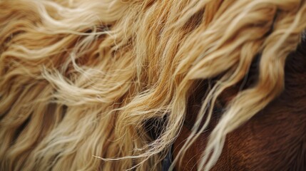 Naklejka premium Horse s Fur and Hair