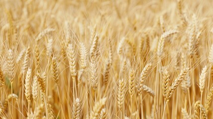 Fototapeta premium Ripe wheat ears in the field