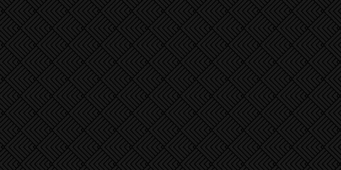 Overlapping Pattern Minimal diamond geometric digital wave backdrop abstract wave square background. black line seamless tile stripe overlap creative retro square pattern white background.