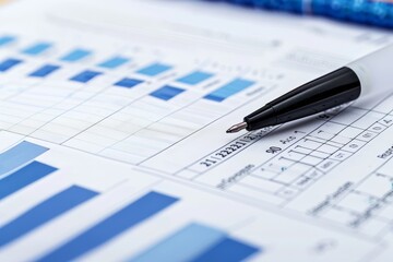 Abstract representation of a customer satisfaction survey form, depicting feedback and service assessment