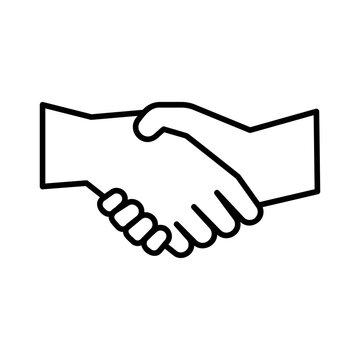recommend clip art: handshake outline