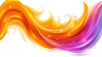 Spectrum Symphony: A Glowing Rainbow Abstract Background