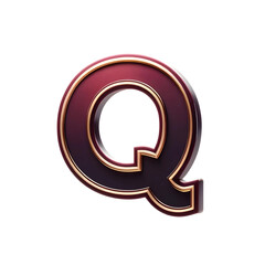 3d letter Q