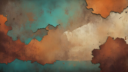 Luxury Vintage Brown Watercolor Background: Rich Texture and Timeless Elegance
