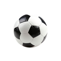 Close Up Of A White And Black Soccer Ball