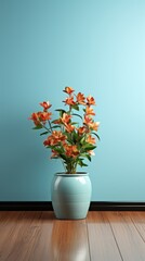 vase with flowers   HD 8K wallpaper Stock Photographic image
