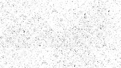 Black grainy texture isolated on white background. Distress overlay textured.